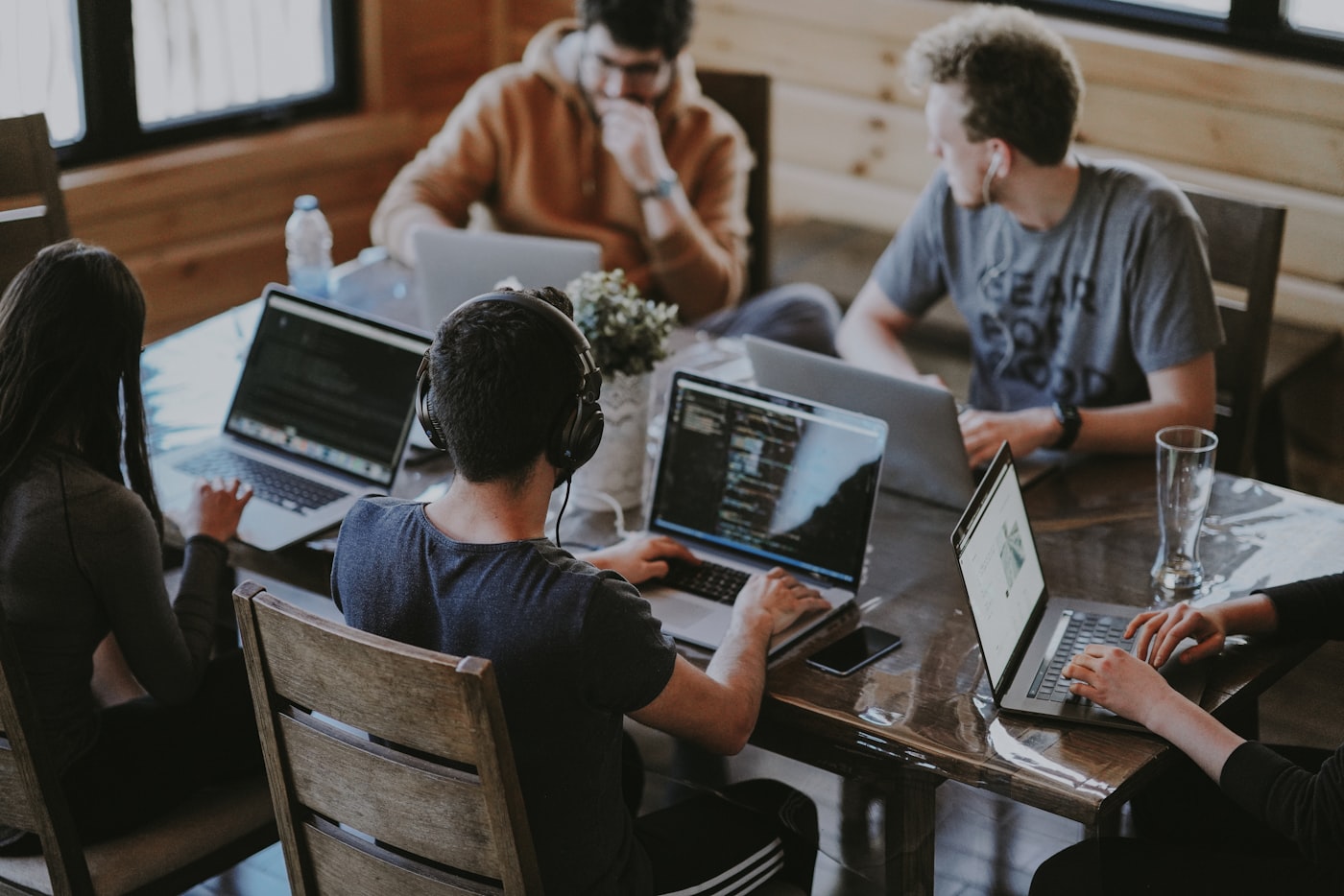 L'équipe Vibesense au travail